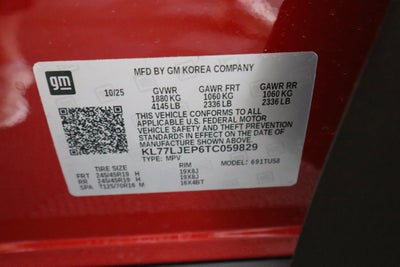 2026 Chevrolet Trax 2RS