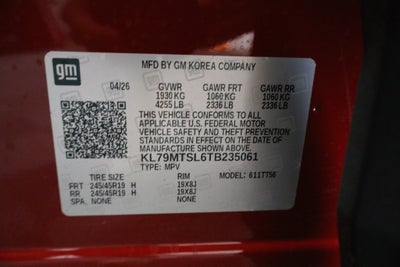 2026 Chevrolet Trailblazer RS