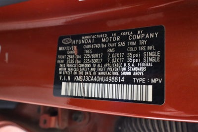 2017 Hyundai Tucson SEL AWD
